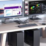 Desktops & Accessories: Simplecom KM430 Dual HDMI Monitor KVM Switch for 2 Computers with 4-Port USB Hub 4K@60Hz Keyboard Hotkey
