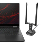 Desktops & Accessories: Simplecom NW811v3 AX5400 Tri-Band WiFi 6E USB Adapter with 2x 5dBi High Gain Antennas