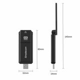 Simplecom NW812v2 AX5400 Tri-Band WiFi 6E USB Adapter with Foldable Antenna