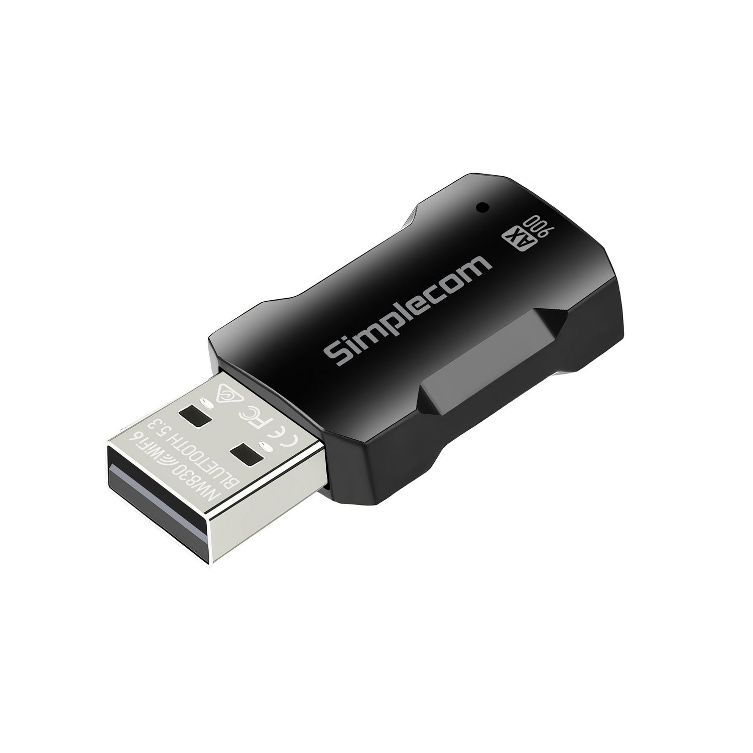 Desktops & Accessories: Simplecom NW830 Wi-Fi 6 and Bluetooth 5.3 Combo USB Adapter Dual Band AX900