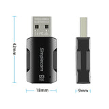 Desktops & Accessories: Simplecom NW830 Wi-Fi 6 and Bluetooth 5.3 Combo USB Adapter Dual Band AX900