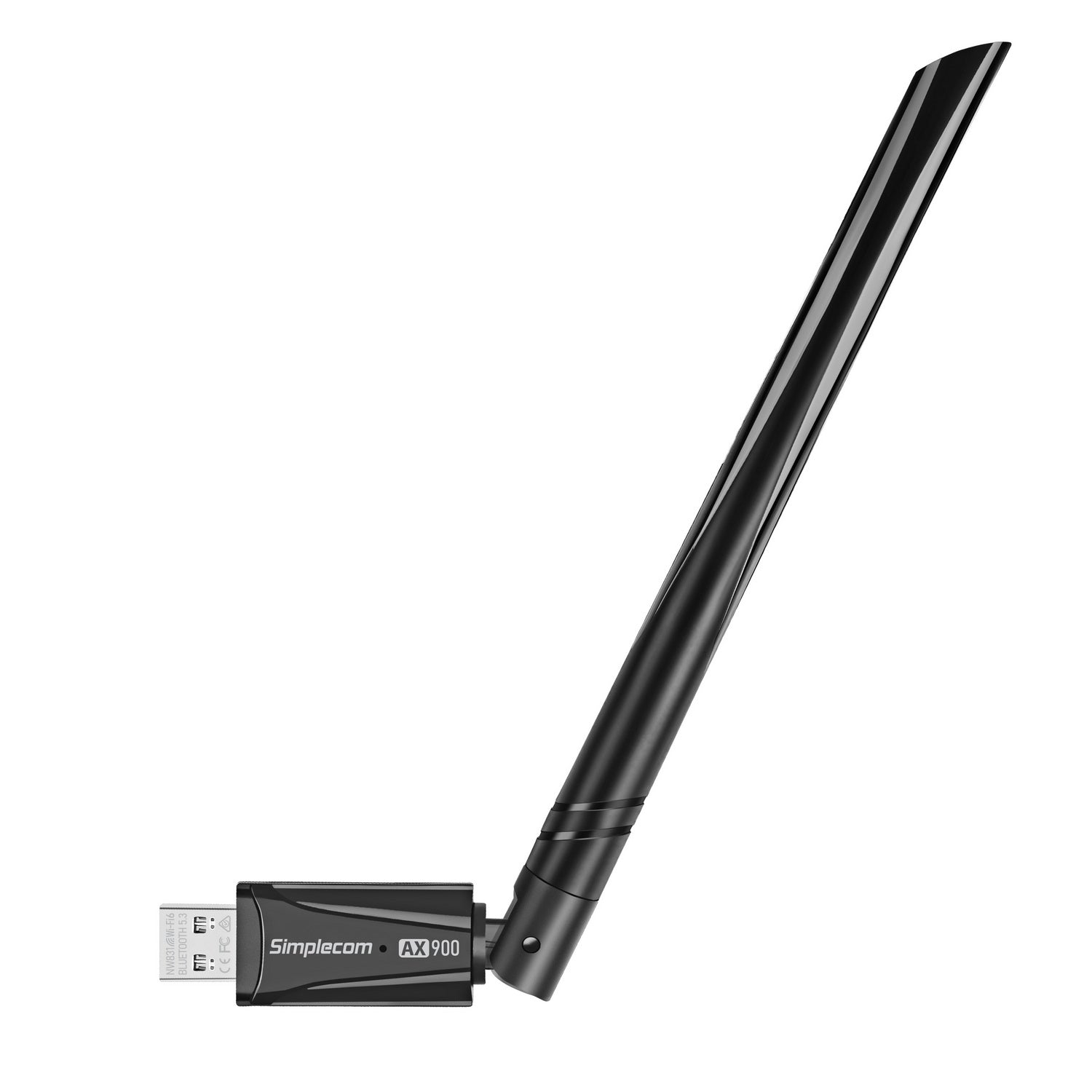 Computer Cables & Adapters: Simplecom NW831 Wi-Fi 6 and Bluetooth 5.3 Combo USB Adapter Dual Band AX900