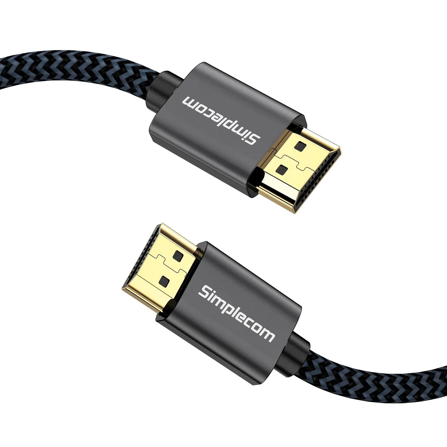 Computer Cables & Adapters: Simplecom SBT002 Ultra High Speed HDMI 2.1 Cable Nylon Braided 48Gbps 8K@60Hz