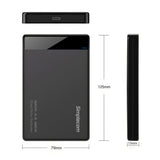 Hard Drives: Simplecom SE109 Tool-free 2.5" SATA HDD SSD to USB-C Enclosure USB 3.2 Gen 1