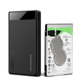 Hard Drives: Simplecom SE109 Tool-free 2.5" SATA HDD SSD to USB-C Enclosure USB 3.2 Gen 1