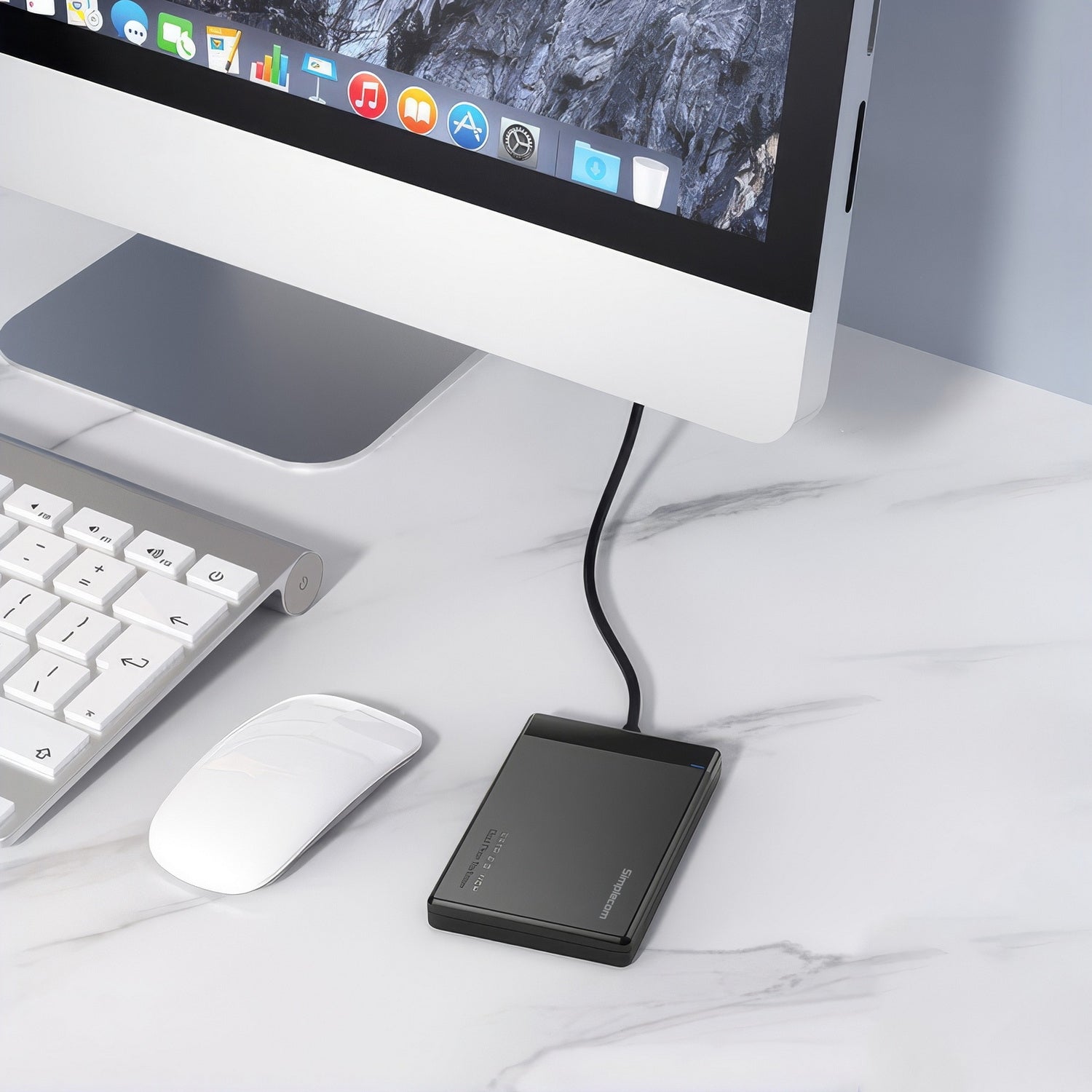 Hard Drives: Simplecom SE109 Tool-free 2.5" SATA HDD SSD to USB-C Enclosure USB 3.2 Gen 1
