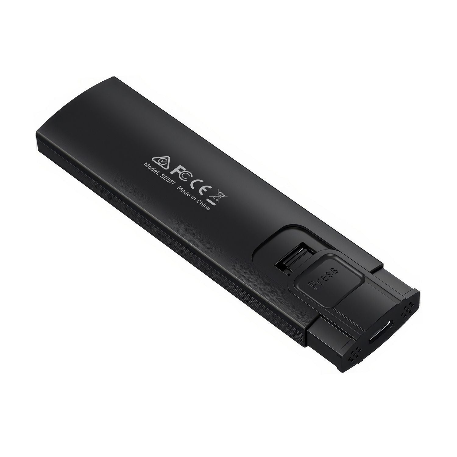 Simplecom SE517 NVMe / SATA Dual Protocol M.2 SSD Tool-Free USB-C Enclosure USB 3.2 Gen 2 10Gbps