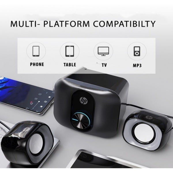 Audio Speakers: HP DHS-2111S Stereo 2.1 Multimedia Speaker