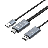 Computer Cables & Adapters: Simplecom TH201 HDMI to DisplayPort Active Converter Cable 4K@60hz USB Powered 2M