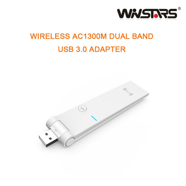 Bridges & Routers: WINSTAR WIRELESS AC1300M DUAL BAND USB 3.0 ADAPTER