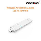 Bridges & Routers: WINSTAR WIRELESS AC1300M DUAL BAND USB 3.0 ADAPTER