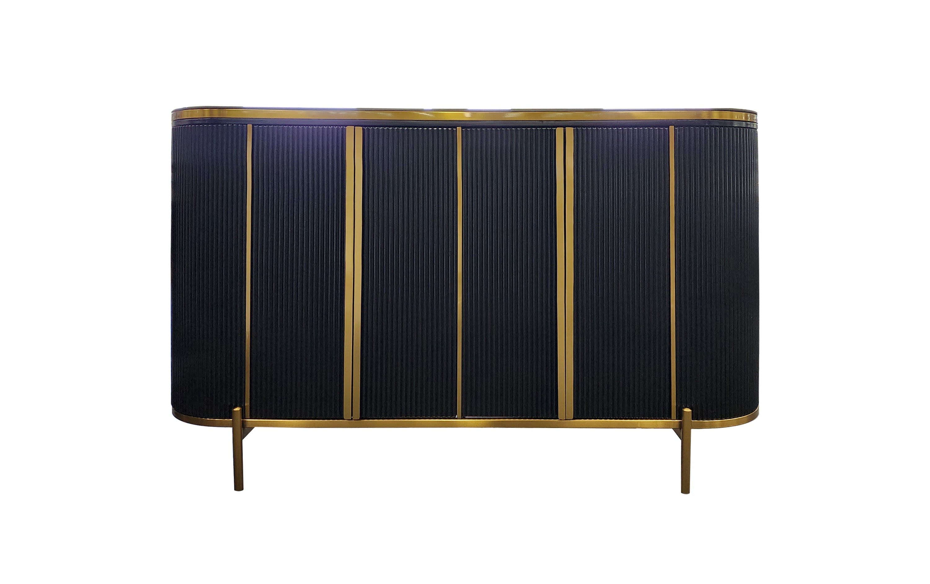 Buffets & Sideboards: Kingsley Sideboard / Buffet Table - Black