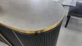 Buffets & Sideboards: Kingsley Sideboard / Buffet Table - Black