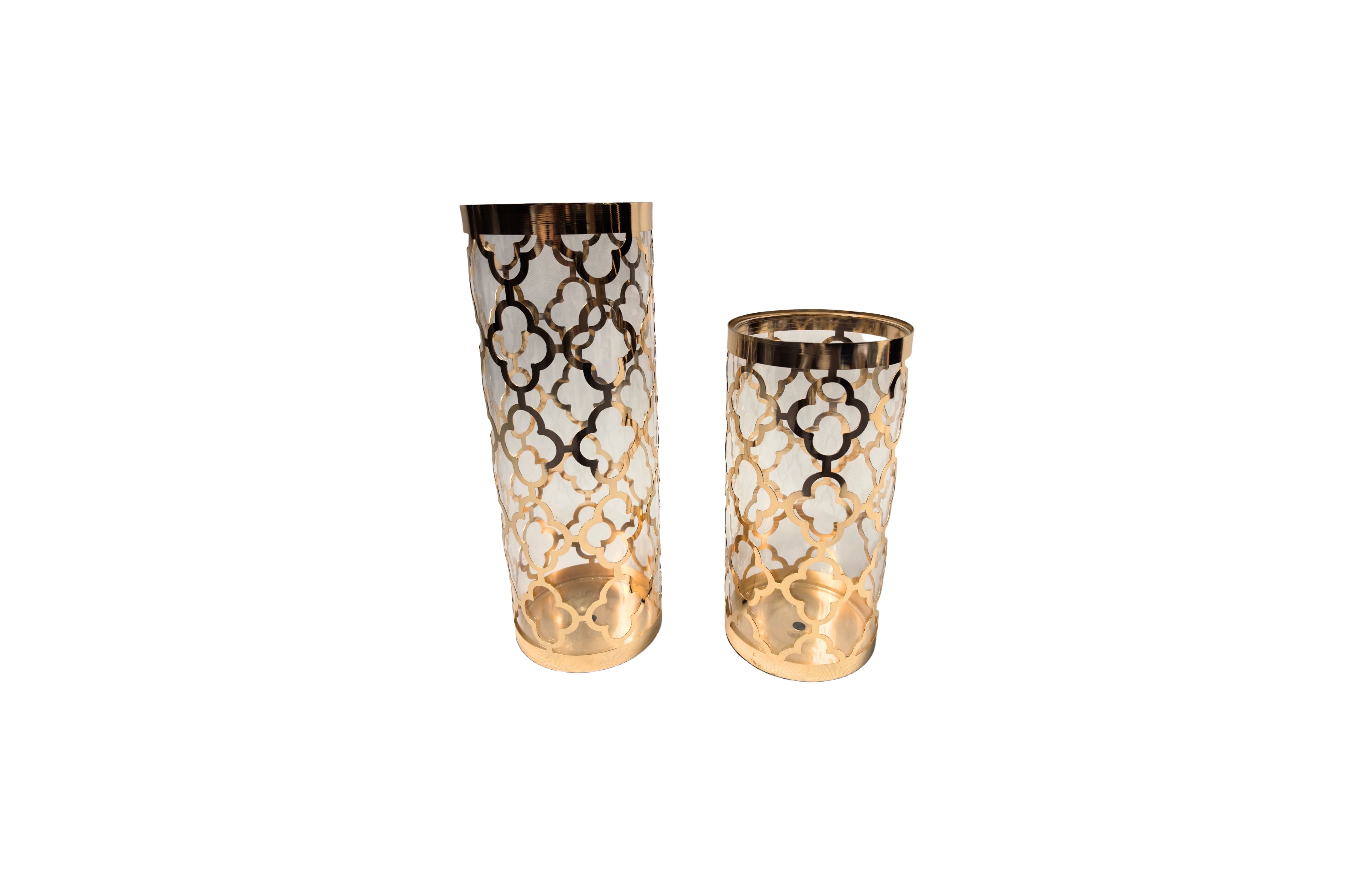 Vases & Table Decor: Ava Vase - Set of 2 - Gold