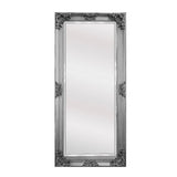 Mirrors: Deluxe French Provincial Ornate Mirror - Antique Silver - 90cm x 170cm
