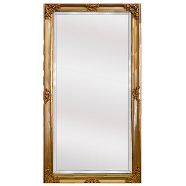 Mirrors: Deluxe French Provincial Ornate Mirror - Gold - X large 210cm x 110cm