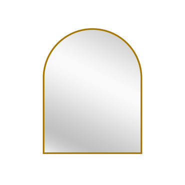 Mirrors: Gold Metal Arch Mirror  - Small 80cm x 100cm