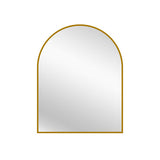 Mirrors: Gold Metal Arch Mirror  - Small 80cm x 100cm