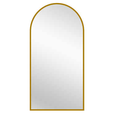 Mirrors: Gold Metal Arch Mirror  - X Large 100cm x 200cm