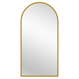 Mirrors: Gold Metal Arch Mirror  - X Large 100cm x 200cm