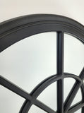 Mirrors: Window Style Mirror - Black Arch 70 CM x 130 CM