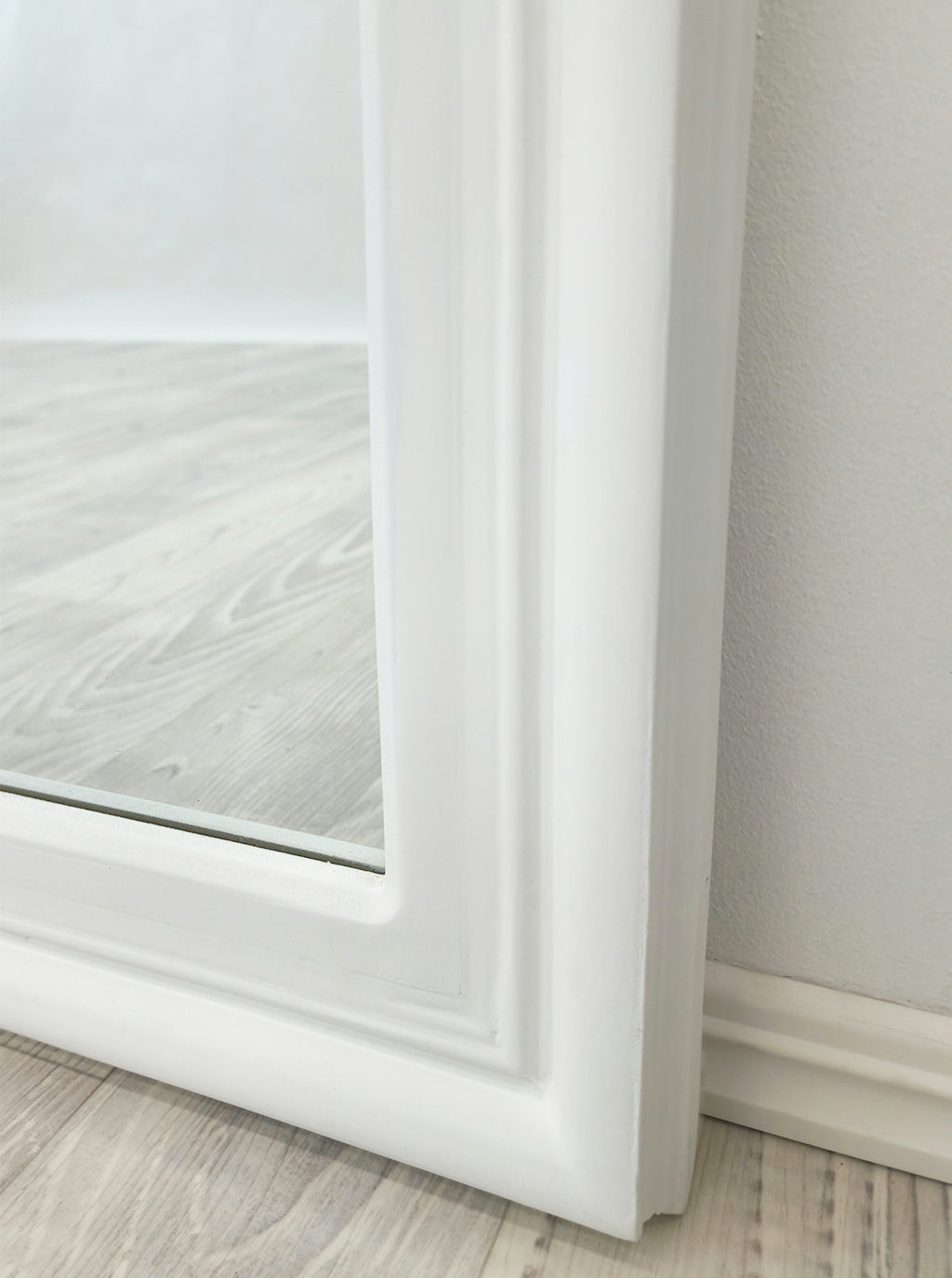 Mirrors: Window Style Mirror - White Arch 70 CM x 130 CM