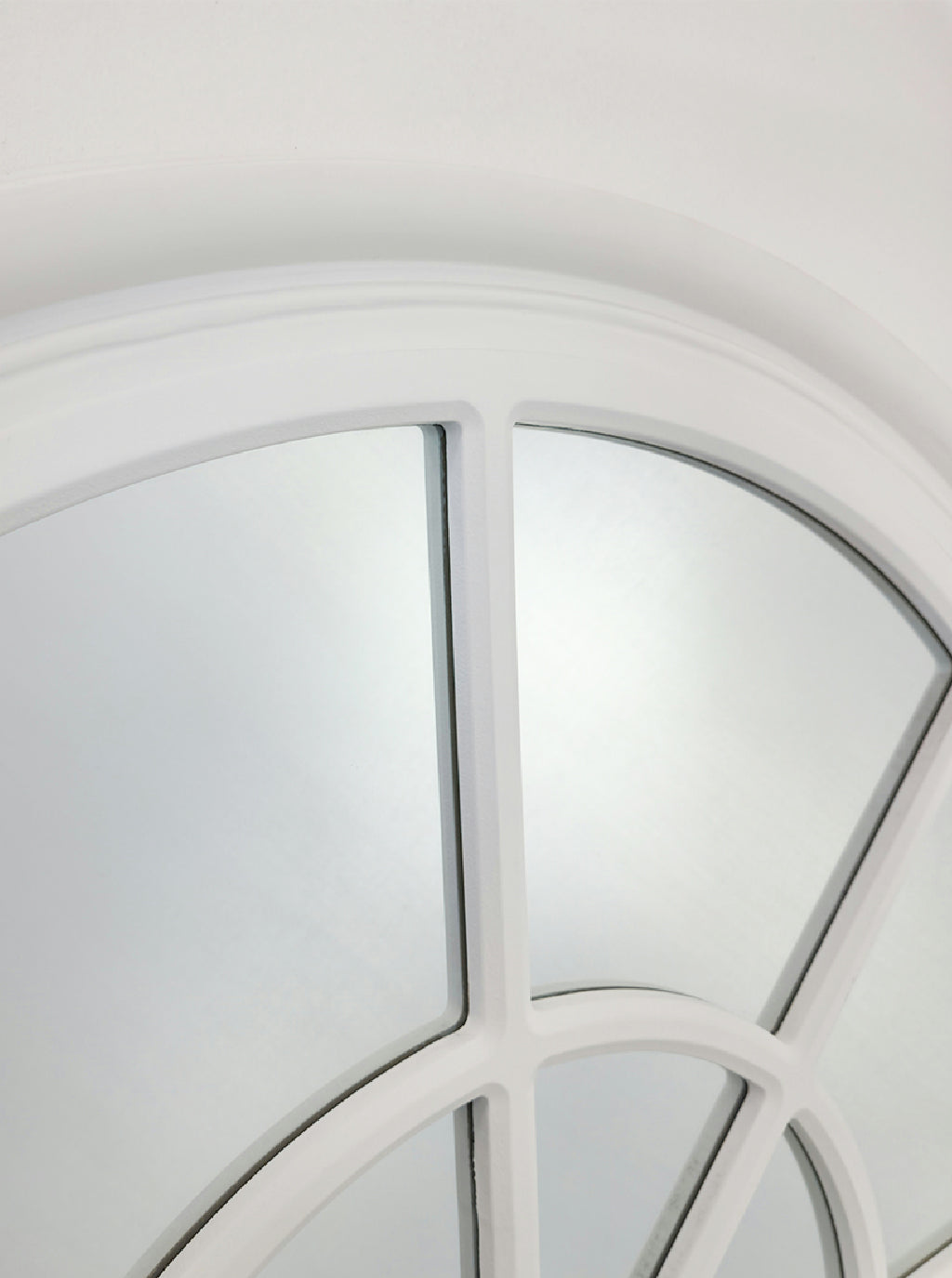 Mirrors: Window Style Mirror - White Arch 70 CM x 130 CM