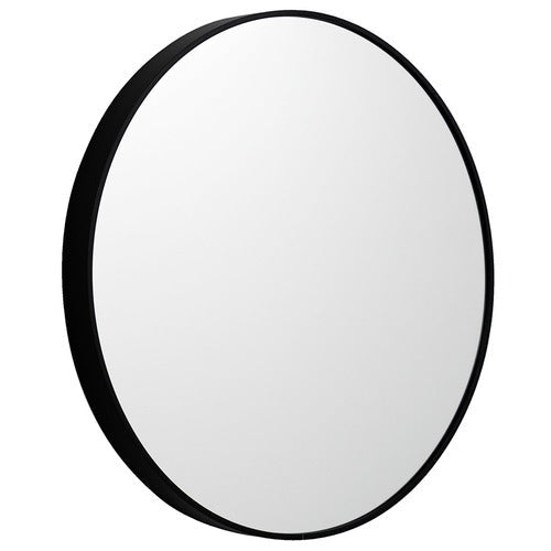Mirrors: Metal Round Mirror 100cm - Black