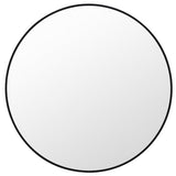 Mirrors: Metal Round Mirror 100cm - Black