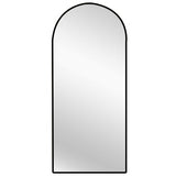 Mirrors: Metal Arch Mirror 80cm x 170cm - Black