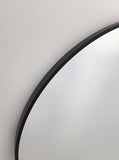 Mirrors: Metal Arch Mirror 80cm x 170cm - Black