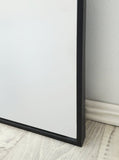 Mirrors: Metal Arch Mirror 80cm x 170cm - Black