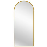 Mirrors: Metal Arch Mirror 80cm x 170cm - Gold