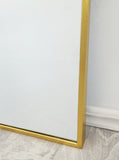 Mirrors: Metal Arch Mirror 80cm x 170cm - Gold