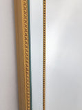 Mirrors: Gold Beaded Framed Mirror - X Large 190cm x 100cm