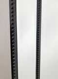 Mirrors: Medium Black Beaded Framed Mirror - 70cm x 170cm