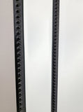 Mirrors: Black Beaded Framed Mirror - Free Standing 50cm x 170cm