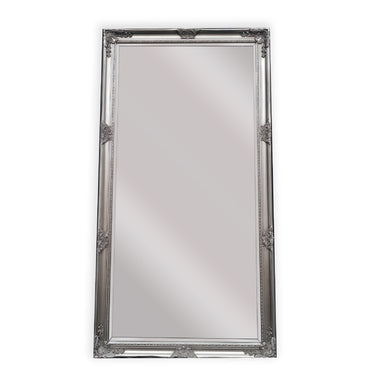 Mirrors: French Provincial Ornate Mirror - ANTIQUE SILVER- X Large 100cm x 190cm