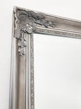 Mirrors: French Provincial Ornate Mirror - ANTIQUE SILVER- X Large 100cm x 190cm