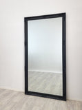 Mirrors: French Provincial Ornate Mirror - BLACK - X Large 100cm x 190cm