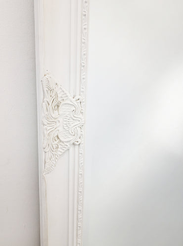 Mirrors: French Provincial Ornate Mirror - WHITE - X Large 100cm x 190cm