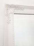 Mirrors: French Provincial Ornate Mirror - WHITE - X Large 100cm x 190cm
