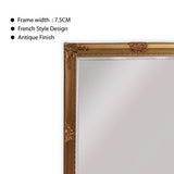 Mirrors: French Provincial Ornate Mirror - COUNTRY GOLD - X Large 100cm x 190cm