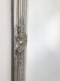 Mirrors: French Provincial Ornate Mirror - Antique Silver - Medium 70cm x 170cm