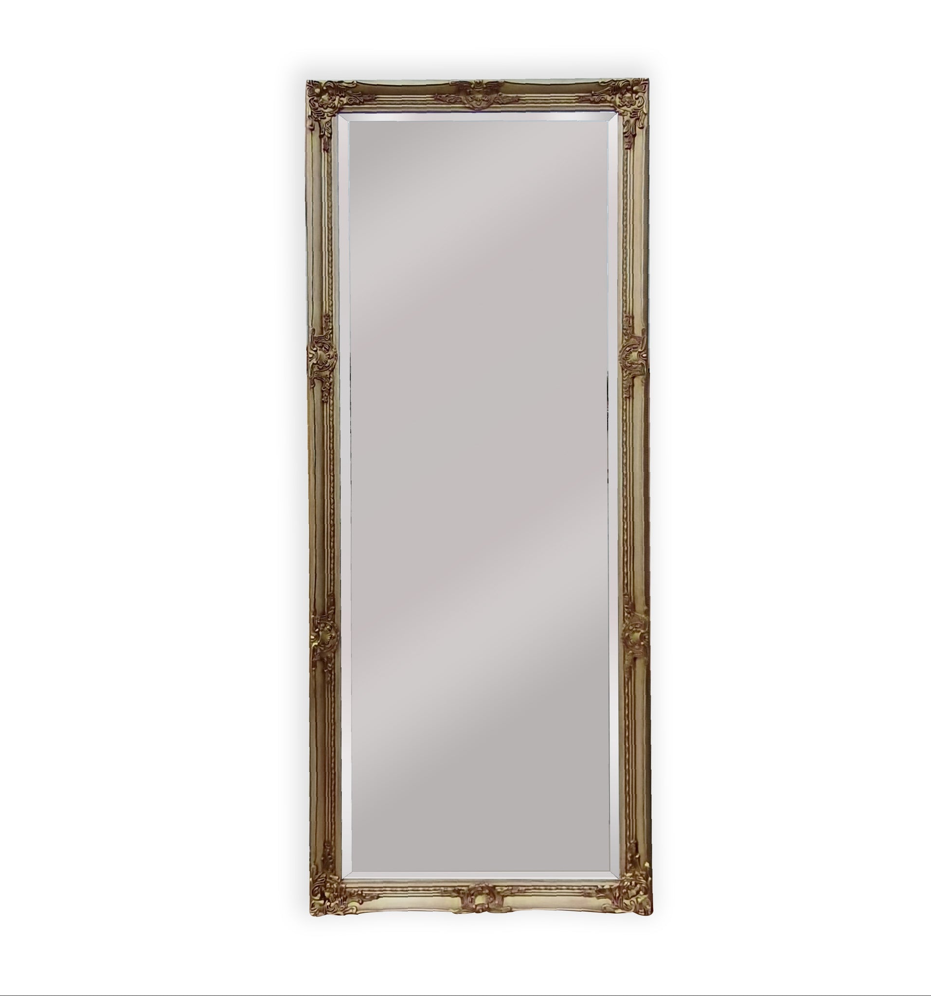 Mirrors: French Provincial Ornate Mirror - Champagne - Medium 70cm x 170cm