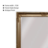 Mirrors: French Provincial Ornate Mirror - Champagne - Medium 70cm x 170cm