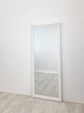 Mirrors: French Provincial Ornate Mirror - White - Medium 70cm x 170cm
