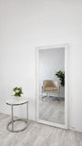 Mirrors: French Provincial Ornate Mirror - White - Medium 70cm x 170cm