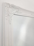 Mirrors: French Provincial Ornate Mirror - White - Medium 70cm x 170cm