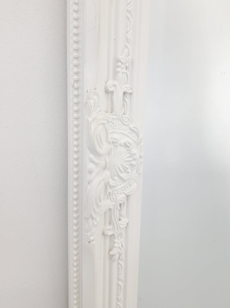 Mirrors: French Provincial Ornate Mirror - White - Medium 70cm x 170cm